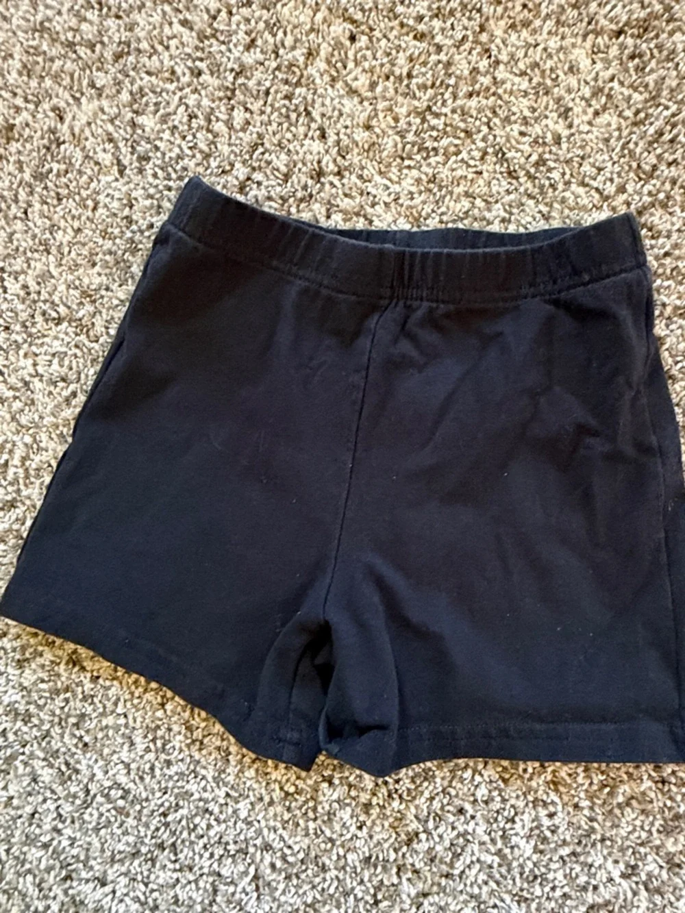 2 - Carters Girls' size 6/6x Cotton Pull-On cartwheel shorts Black & Light Pink
